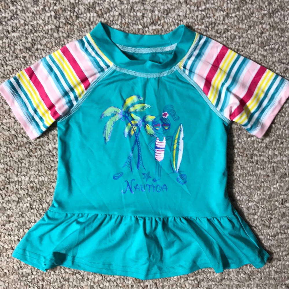 Nautica rash guard girl’s sz 3t